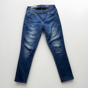 Vintage Gap 1969 Girlfriend Straight Leg Denim Jeans Size 27r Light Wash Stretch